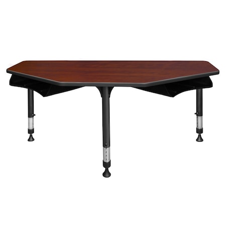 Regency I-Promise Desks, 24 D X 23-34 H, 60 W X Wood, Metal, Cherry IP2SD2BX6024CH